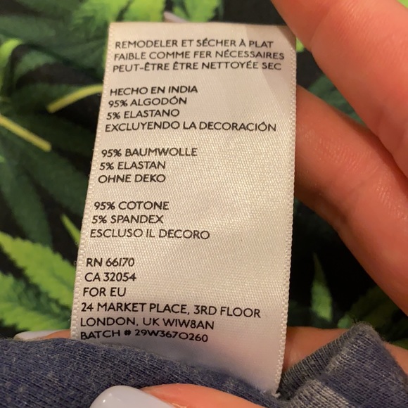 *SOLD* Bustier cami crop top with embroidered details - Picture 4 of 6